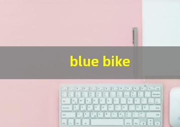 blue bike